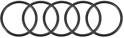 sourcing map 5 Stück O Ring Dichtungsringe Gummidichtung 23 mm AD 20 mm ID 1,5 mm Dicke Nitrilgummi NBR Unterlegscheibe Dichtungssatz für Dichtungselemente Hahnanschluss Reparatur Auto