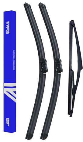 Vipa Car Parts Premium Wiper Blade Set | fits: PEUGEOT 508 SW Estate (Nov 2010 to Aug 2019) | All-Weather Performance | Durable, Streak-Free Windshield Wipers | Easy Installation