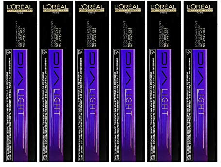 6er Loreal Professionnel Dia Light 10,13 Milkshake Platin Gold 50 ml