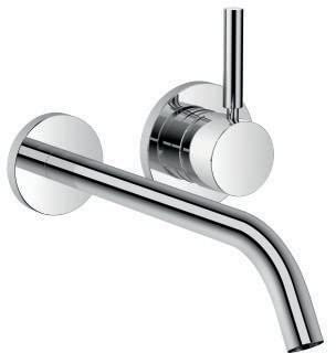 Dornbracht Meta Waschtisch-Wand-Einhandbatterie ohne Ablaufgarnitur, Ausladung 250 mm, Farbe: Chrom - 36861660-00