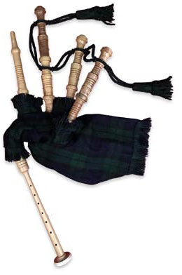 McWilliams Mini-Miniatur-Dudelsack, Dudelsack für Anfänger, spielbares Spielzeug-Geschenk (BLACK WATCH)