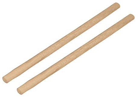 sourcing map 2 Pack 35 Hammer Hölzern Griff Lang Holz Ersatz für Vorschlaghammer Oval Loch