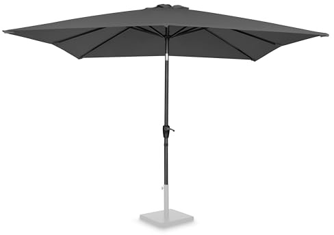 VONROC Parasol de Jardin Extérieur Rosolina 280x280cm - Parasol Inclinable Carré en Toile Protection Solaire UPF 50+ - Housse de Protection Inclus - Adapté pour Pied Diamètre Mât 48 cm