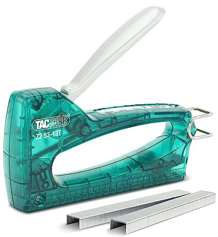 Tacwise 1728 Z3-13T Transparentes Handtacker mit 300 Heftklammern, verwendet Typ 13 und 53/4-8 mm Heftklammern