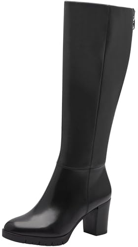 Tamaris Damen Stiefel Leder schwarz 40