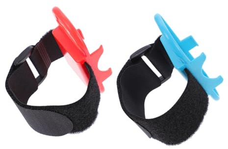 HEMOTON 2pièces Bracelets Réglables Pour Manette Switch Lot De Sangle De Poignet Confortable Et Flexible Pour Accessoires De Jeux Vidéo