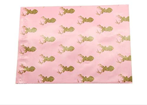 LSYHHXC Plastik Versandbeutel 10 STÜCKE 26 * 33 cm Verdicken Aufbewahrungstasche Rosa Kunststoff Poly Versandtasche Hüllkurve Mailing Taschen Geschenk Selbstklebende Dichtung Kunststoffbeutel 52