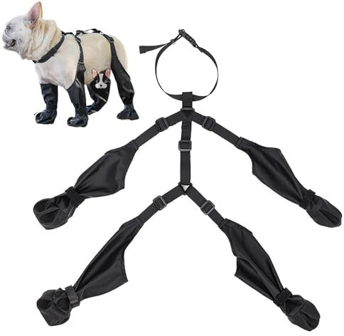 Hundestiefel-Leggings,Hunde-Leggings mit Stiefeln,Atmungsaktive Allwetter-Pfotenschutzschuhe für große und mittelgroße Hunde - Katzen-Hundeschuh für verschneite Wintertage, heiße Straßen im Sommer, Sc