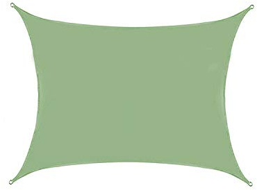 Outdoor Waterproof Sun Shade Sail Canopy for Garden Patio Yard Party 98% UV Protection Olive Green 3m x 4m