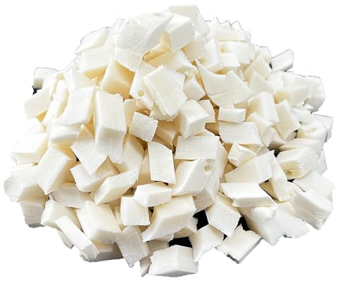 ZeugLung Rembourrage de pouf en flocons de mousse - Remplissage pour coussins - Mousse broyée