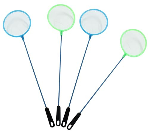Verkelly Brine Shrimp Net, Aquarium Fish Net, Special Fine Artemia Sieve for Brine Shrimp Hatchery(2 Blue+2 Green)