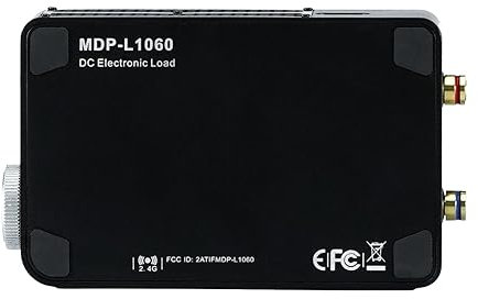 DC Electronic Load Tester, 100W 60V 10A Programmable, MDP L1060 Battery Load Bank with Wireless Control, CC/CV/CR/CP Modes, for Power Supply Testing, Charger, Solar Panel