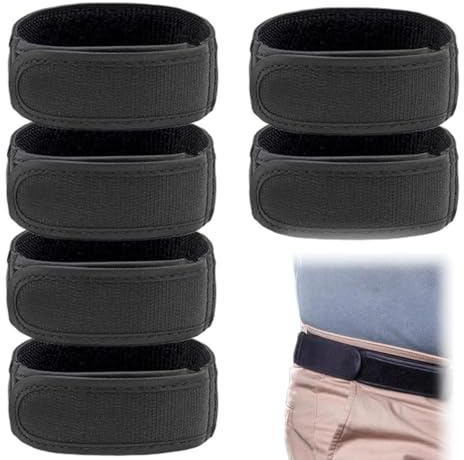 6 Stück Gürtel Ohne Schnalle für Damen & Herren, Stretch-Elastisch & Anpassbar! Unisex-Design, Gürtel Damen Ohne Unsichtbar Unter Kleidung Hose Enger Machen Komfortabeler Elastic Belt