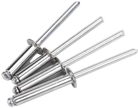 50 Uds. Remaches Pop de cabeza redonda de acero inoxidable 304, M3-M6 for placa de aluminio, núcleo de acero y escape(M3.0X12mm)