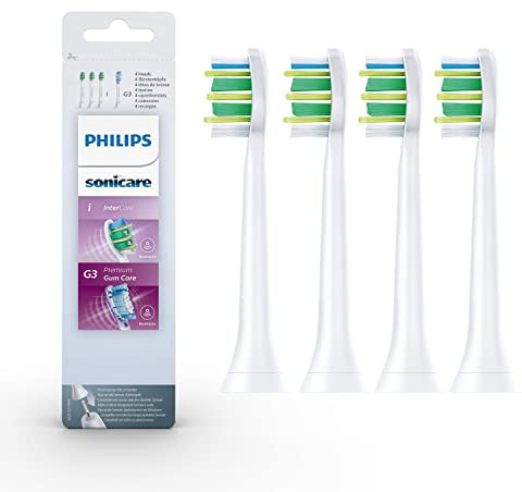 Philips Sonicare InterCare Standard-Bürstenköpfe für Schallzahnbürste (Modell HX9004/07)