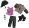 Zapf Creation 909010 - Nelli Dreams Bekleidung Set, Reiterin, Natur