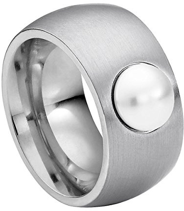 Heideman Ring Coma Damen Edelstahl mit Rivoli-Kristall poliert | Coma Ring Gold, Edelstahl, mit funkelndem Rivoli-Kristall poliert, Damen, nickelfrei, Geschenk