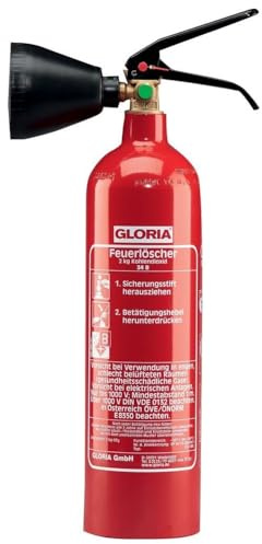 GLORIA - Estintore all’anidride carbonica, KS 2 SBS, 2 kg