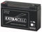 Batteria Ricaricabile al Piombo SIGILLATA 6 Volt 12 Ah Marca EXTRACELL Gruppi continuità peg perego