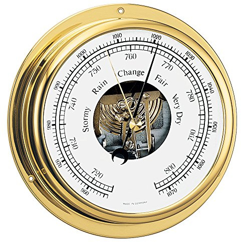 BARIGO Viking Series Ship's Barometer - Brass Housing - 5 Dial