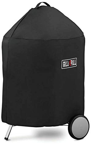 Miss Grill 7150 grillskydd för Weber 56 cm premium vattenkokare kolgrillar kraftiga vattentäta och väderbeständiga grillöverdrag