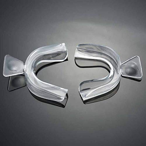 EliteKoopers 2Pcs Teeth Whitening Mouth Trays For Bleaching, Thermo Gum Shield, Teeth Grinding etc.