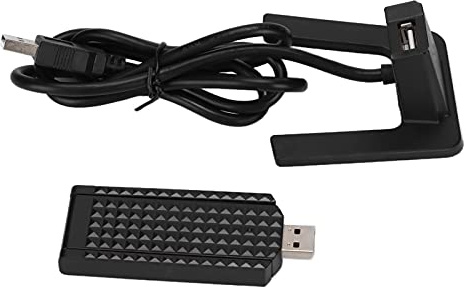 VBESTLIFE Tarjeta De Red Inalámbrica WiFi, Adaptador De Módulo De Red WiFi De Banda Dual De 600 Mbps Tarjeta WiFi con Antena Giratoria Externa, para Computadora Portátil De Escritorio