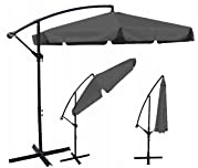 BDW 350cm Sonnenschirm im Freien Wasserabweisende Bespannung -Gartenschirm Marktschirm VIELE FARBE !
