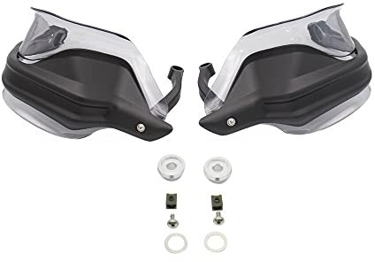 Dciustfhe Motorrad Handprotektoren, Für BMW C400GT Lenker Schutz Bremskupplungshebel Schutz Griffschutz Winddichter Schild Zubehör,Grey Set