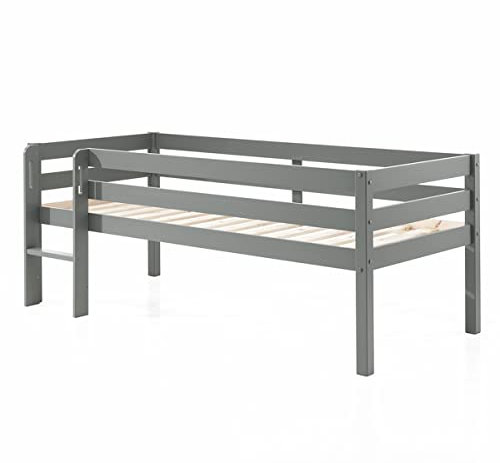Vipack Bett mittelhoch Pino – Farbe Grau