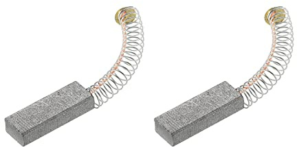 PATIKIL Escobillas de Carbón para Motor 32x11x6,3mm Cepillos de Carbón 2Pcs | para Herramienta Eléctrica Reemplazo de Reparación de Angular Amoladora Mesa Sierra Taladro de Mano