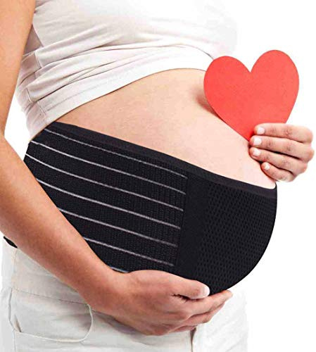 Schwangerschaftsgürtel Bauchgurt Stützgürtel Verstellbar für Taille Rücken | Weiches luftdurchlässiges Material, stabiler Klettverschluss, Entlastung von Bauch, Taille, Becken und Rücken beim Gehen