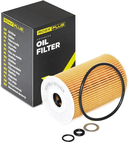 RIDEX PLUS Ölfilter Motorölfilter Filtereinsatz mit Dichtringen 7O0092P Kompatibel mit HYUNDAI Tucson TL, TLE, KIA SPORTAGE SL