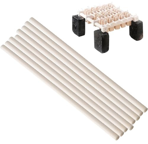 BENECREAT 8-teiliges Set Keramikschmuck Aufhängungsbrennhalter, 10x0,3cm Aufhängebrennstab für Brennofen, Tonhänger für Porzellanperlen und Keramikanhängerherstellung