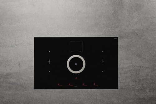Elica NT-SWITCH BG RC 83cm Venting Induction Hob - Black - For Recirculating Ventilation