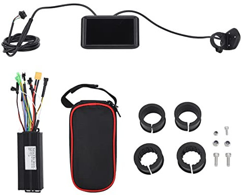 Alomejor E-Bike-Motor-Controller, LCD-Display, 30 A 3-Modus-Controller, UKC1-Panel, Controller-Tasche für Elektrofahrräder
