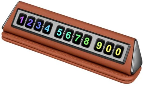 Placa de matrícula temporal de aparcamiento para coche, tarjeta magnética para número de teléfono, placa de matrícula para coches, SUV