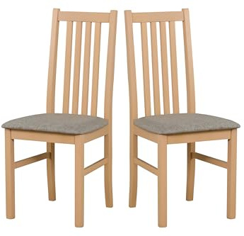 LeafDesign Küchenstühle 2er Set - Stuhl Buche Massiv - Esszimmerstuhl 120 kg - Stühle Esszimmer 2er Set - Holzstuhl - Esstischstühle - Esszimmerstühle Holz - Sonoma - Hygge 11