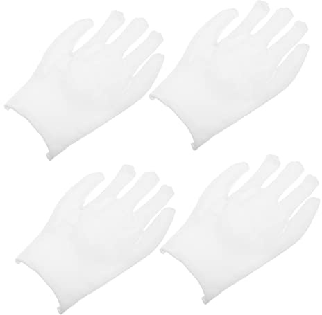 Sewroro 12paare Baumwollhandschuhe Schweißabsorbierende Handschuhe Multifunktions Handpflege Baumwollgarn Atmungsaktive Bequeme
