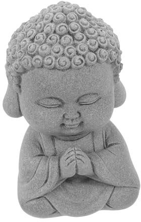 ZXQUEGF Decorazione Statua di Buddha Pregando Scultura di Buddha Meditando Figura di Buddha Giardino Zen Scultura Decorazione di Buddha Figura di Buddha Antico Decorazioni per la casa Bluestone
