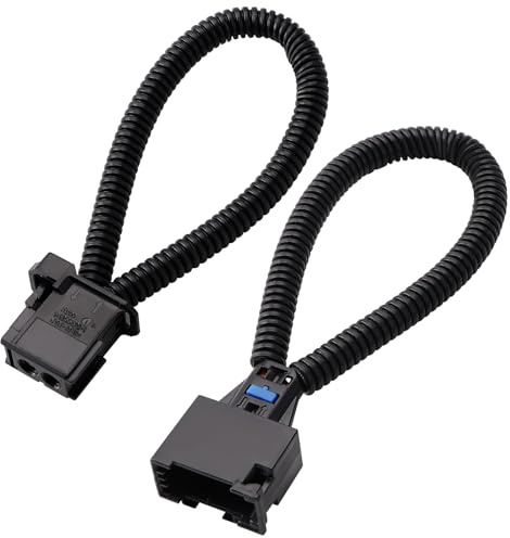 TUNOTYUE 2 Pezzi Ottico in Fibra Ottica Loop Bypass Maschio Femminile Adattatore con Fodero, per Car Radio e Audio, Compatibile con Benz Audi Mercedes BMW VW Porsche