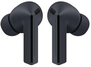 Samsung Galaxy Buds3 FE, Kabellose In-Ear-Kopfhörer inkl. mobeen Soft Clear Case, Ausgewogener Klang, 360 Audio, Aktive Geräuschunterdrückung & Clear Call, AI Kopfhörer mit Gemini, Black