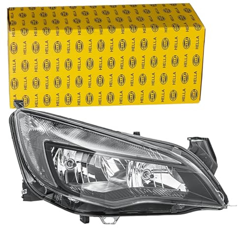 HELLA 1EG 010 011-361 Halogen Scheinwerfer - Opel Astra J (P10) - schwarz | Kompatibel mit: OPEL ASTRA J, ASTRA J Caravan, ASTRA J Stufenheck