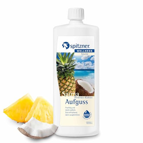 Spitzner Sauna Infusion Bien-être Ananas de Coco 1 l