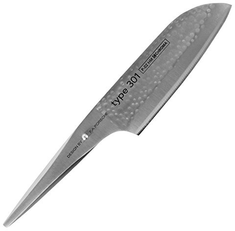 Chroma P02HM Type 301 Design by F.A Porsche - Santoku 17,8 cm - Version martelée