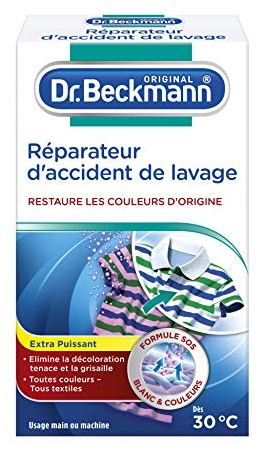 Beckmann Avfärgare 3-i-1 tvättmedel, 75 g, 2 st