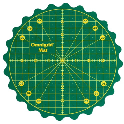 Omnigrid Alfombrilla de corte autorreparable giratoria 360°, 20,3 cm
