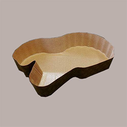 Lucgel Backform Lamm Ostern aus Papier Backofen 175 x 293 x 55 mm - 10 Stück -