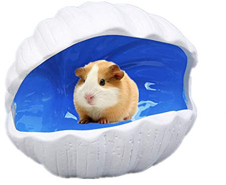 zhppac buddelkiste Kaninchen hasenhaus Guinea Pig Haus Zwerg Hamster käfig Hamster Spielzeug Hamster zubehör Hamster 12cm,Blue