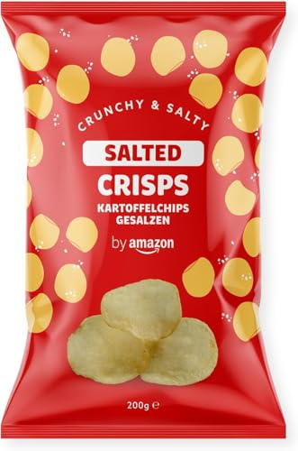 by Amazon Patatas Fritas Saladas, 200g (Paquete de 5)